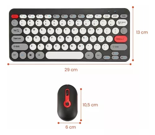 Miniatura 2 de Teclado Con Mouse Inalambrico Teclop Por